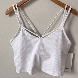 NWT Lululemon Align Strappy Ribbed Tank White Size 12